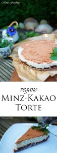 vegane Minz Kakao Torte