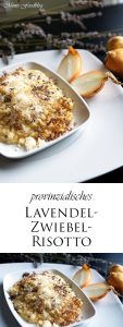 provinzialisches Lanvendel Zwiebel Risotto