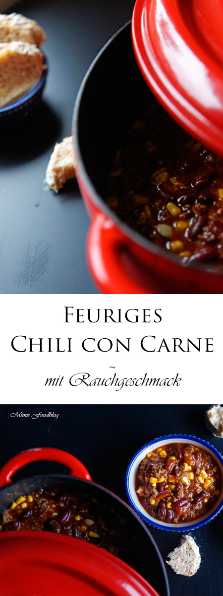 Chili con Carne mit Rauchnote - Mimis Foodblog