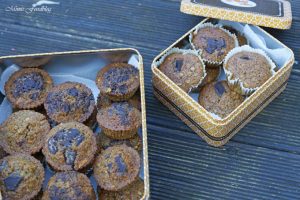 Gesunde Buchweizen Schoko Muffins mit Karotten und Haferflocken 2