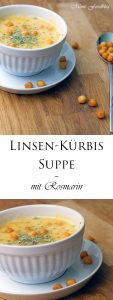 Linsen Kürbis Suppe mit Rosmarin 7