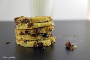 Cranberry Schoko Cookies mit Limette ein Ausflug in die amerikanische Patisserie 3