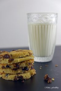 Cranberry Schoko Cookies mit Limette ein Ausflug in die amerikanische Patisserie 4