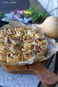 Kürbis Marzipan Mandel Kuchen aus dem Dutch Oven 10