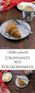 Selbst gemachte Croissants aus Vollkornmehl lasst uns gemütlich brunchen vollwertig und lecker 13