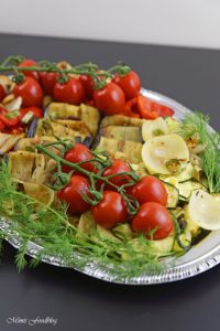 Antipasti Platte vegane Vorspeisenidee für ein geselliges Essen 6
