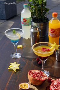 Anzeige Alkoholfreie Maracuja und Limetten Cocktails der fruchtig frische Start in den Sommer mit Sinalco EXTRA 4