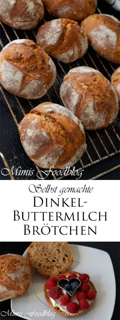 Dinkel-Buttermilch-Brötchen* - Mimis Foodblog