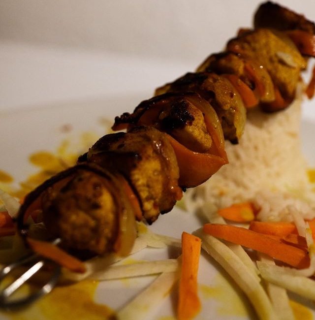 Sesam-Curry-Chili-Spieß