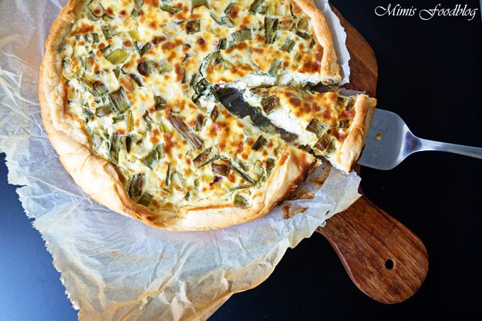 Frühlingszwiebel-Bacon-Quiche