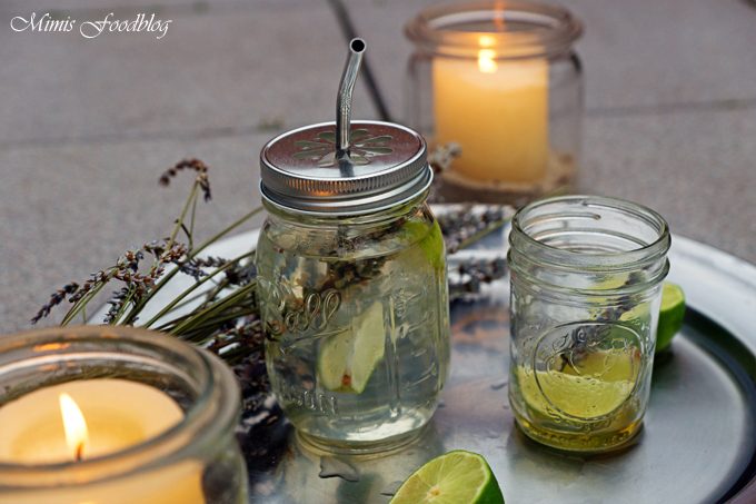 Frischer Limetten-Lavendel-Honig Tee