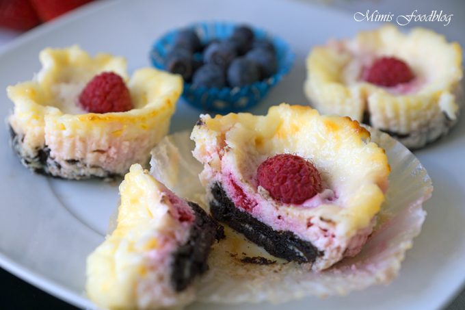 Joghurt-Himbeer-Oreo-Küchlein