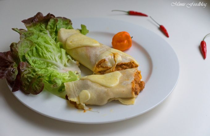Chili Bean Crêpes mit Curry
