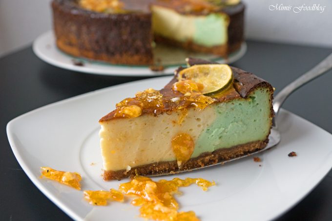 Limetten-Minz-Käsekuchen