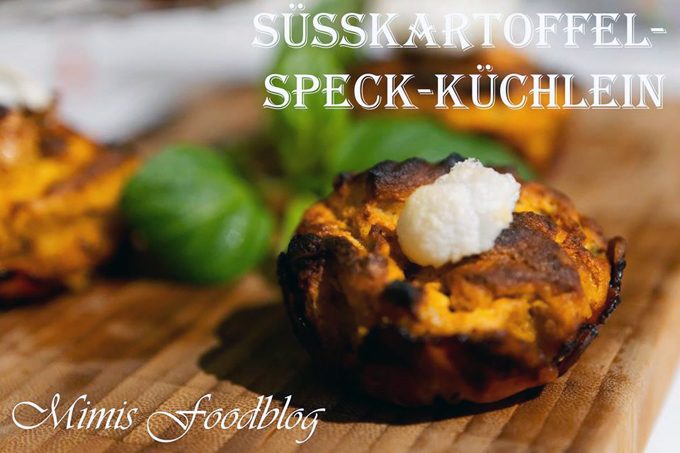 Süßkartoffel-Speck-Küchlein