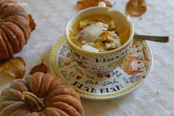 Ingwer-Kürbis Süppchen - Mimis Foodblog