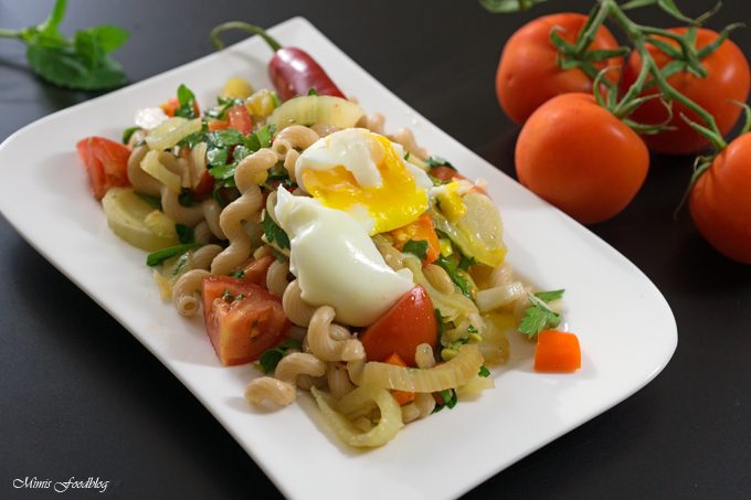 Fenchel-Pasta Salat mit Chili und Minze ~ Ein fruchtig, frischer Sommergenuss