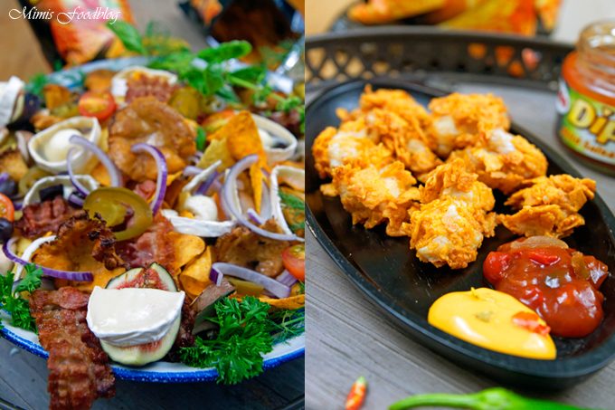{Anzeige} Homemade Fastfood ~ Überbackene Chio Tortillas mit Pilzen und Ziegenkäse und Chicken Nuggets