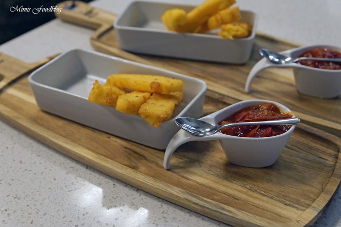 {Anzeige} Polenta-Pommes mit Pfirsich-Tomatenmarmelade ~ Kochevent zum Thema Köstliches vom Kap