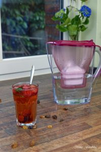 Anzeige Fruchtiger Erdbeer Minz Tee Gewinnspiel Heißes gegen Hitze mit den BRITA Tischwasserfiltern 7