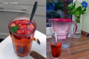 Anzeige Fruchtiger Erdbeer Minz Tee Gewinnspiel Heißes gegen Hitze mit den BRITA Tischwasserfiltern 8