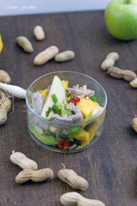 Thailändischer Salat aus grünen Äpfeln und Mangos Yam ma muang eine kulinarische Urlaubsreise 6
